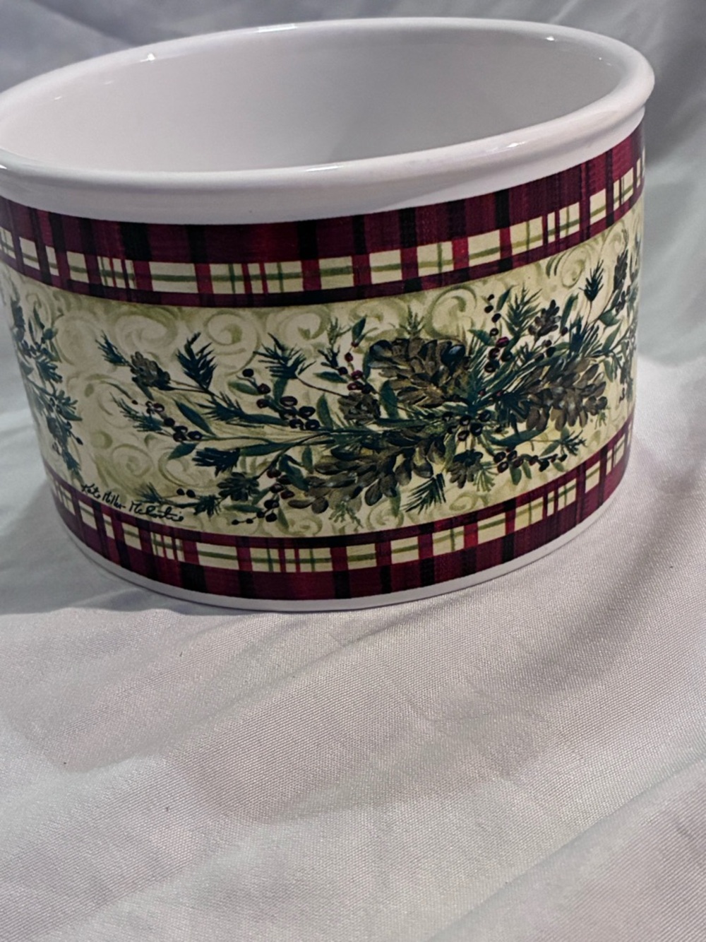 Cypress Home Expressions Limited Seasonal Holiday Ceramic Dip Chiller Bowl